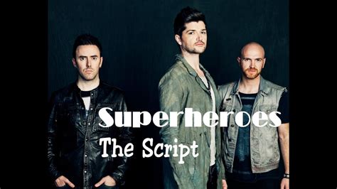 the script superheroes song